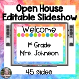 Open House - Meet the Teacher - PowerPoint Editable
