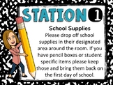 Open House/Orientation Stations for Parents & Students