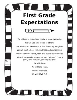 Open House Packet by First-Grade-Love | TPT