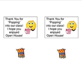 Open House Popcorn Thank You