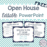 Open House Editable PowerPoint FREEBIE