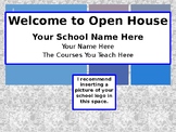 Open House PowerPoint - Editable Template - High School (S