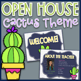 Open House/ Meet the Teacher~ PowerPoint Slideshow- Cactus Theme