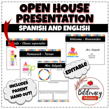 Preview of Open House Presentation and Handout ( Spanish / English ) 