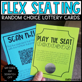 Open House Seat Lottery Activity | QR Code & Scratch Off | Flexible Seating
