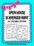 Open House Scavenger Hunt {w/ Editable Option}
