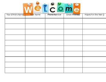 Preview of Open House Sign In Sheet FULLY EDITABLE