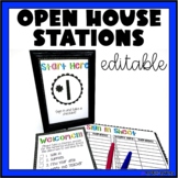 Open House Stations Editable | Meet the Teacher