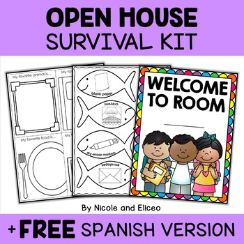 Preview of Open House Meet the Teacher + FREE Spanish
