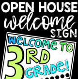 Open House Welcome Sign | FREEBIE