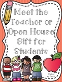 Open House and Meet the Teacher Gift for Students