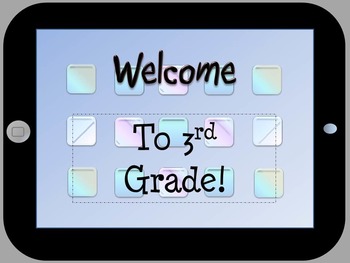 Preview of Open House iPad Themed Powerpoint Template (no clipart)