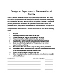 Physics Open Inquiry (Level 4) - Design an Experiment with