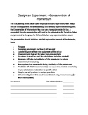 Physics Open Inquiry (Level 4) - Design an Experiment with
