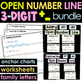 Open Number Line 3 Digit Addition and Subtraction with reg
