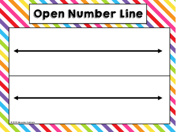 open number line template free by mercedes hutchens tpt