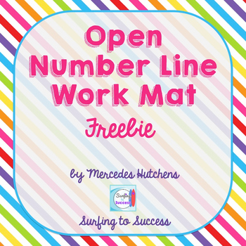 Preview of Open Number Line Template Free