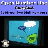 Open Number Line Two Digit Subtraction: Instructional PowerPoint