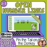 Open Number Lines - No Ticks - 3 scales (to 10, 20, & 100)