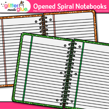 spiral notebook paper clipart