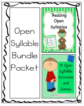 Preview of Open Syllable Bundle Packet