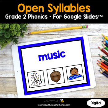 Preview of Open Syllables Phonics Activities | 2nd Grade Phonics