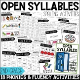 Open Syllables Worksheets, Activities & Games for 2nd Grad