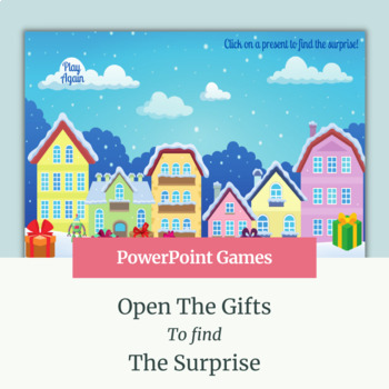 Preview of Open The Present & Find The Toy - Interactive PowerPoint Game!