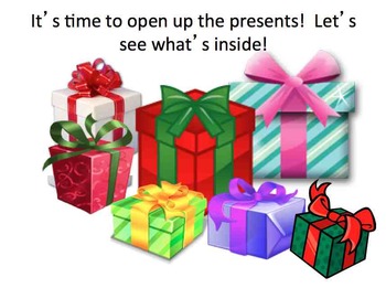 Preview of Open Up The Presents!  Power Point Story