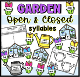 Open and Closed Syllable Spring Green House and Spring Worksheets