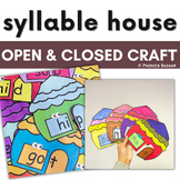 Open and Closed Syllable House Craftivity