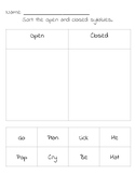 Open And Closed Syllables Worksheet Teaching Resources | Teachers Pay