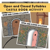 Open and Closed Syllable Castle Door Activity