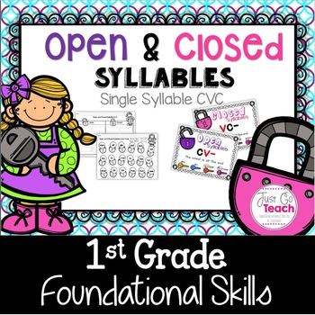 Preview of Open and Closed Syllables