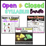 Open and Closed Syllables Worksheets, Activities, & Puzzles OG