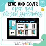 Open and Closed Syllables Digital Read and Cover | Digital