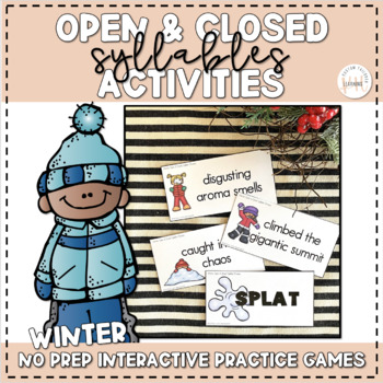 Preview of Open and Closed Syllables Games