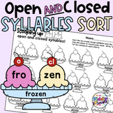 Open and Closed Syllables Worksheet Sort