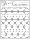 Open-ended Easter Egg Recording Sheet {Freebie}