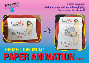 Preview of Open paper craft animation - Mom's Love