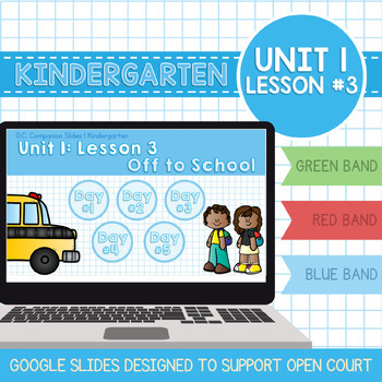 Preview of OpenCourt Kindergarten: Unit 1 Lesson 3, Google Slides