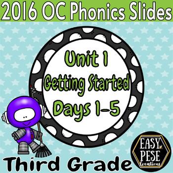 Preview of OpenCourt Phonics: Unit 1 - Getting Started {Third Grade}