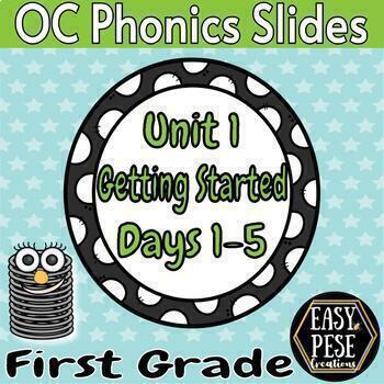 Preview of OpenCourt Phonics: Unit 1 - Getting Started pt.1 {First Grade}