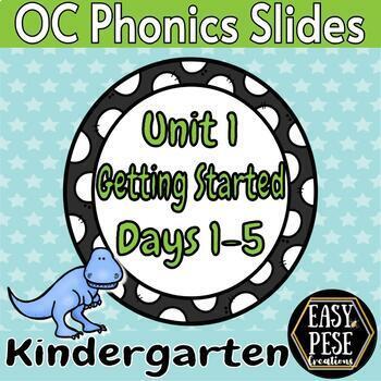 Preview of OpenCourt Phonics: Unit 1 - Getting Started pt.1 {Kinder}