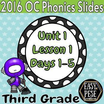 Preview of OpenCourt Phonics: Unit 1 - Lesson 1 {Third Grade}