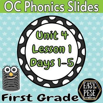 Preview of OpenCourt Phonics: Unit 4 - Lesson 1 {First Grade}