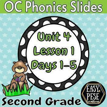 Preview of OpenCourt Phonics: Unit 4 - Lesson 1 {Second Grade}