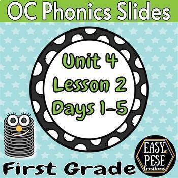 Preview of OpenCourt Phonics: Unit 4 - Lesson 2 {First Grade}