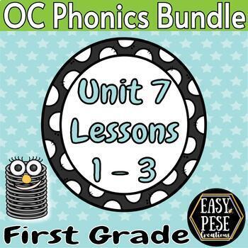 Preview of OpenCourt Phonics: Unit 7 Bundle {First Grade}