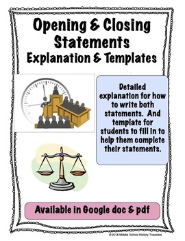 opening statement format